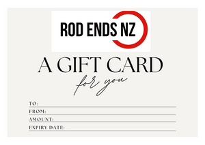 Rod Ends NZ Gift Card