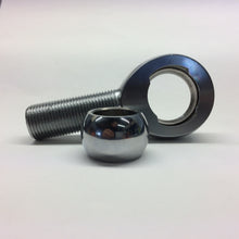 Male Chromoly Steel 2 piece Rod End - Metric 17mm eye, 16x2.0mm RH thread