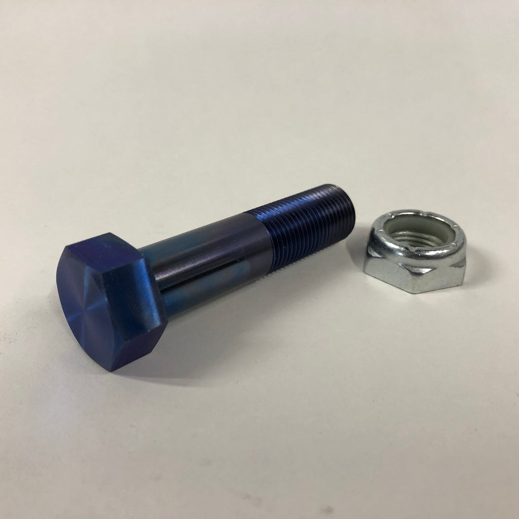 Titanium Bolt - 5/8 by 2 1/2 long - 1 1/4 thread length – Rod Ends NZ